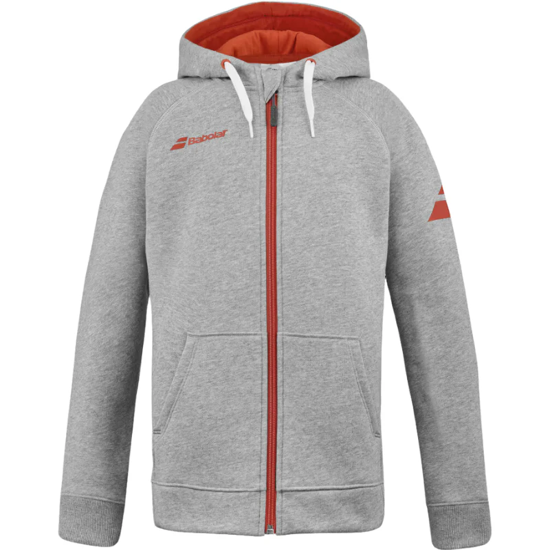 Veste Babolat Exercise Hood Jacket Junior Gris